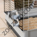 Клетка с пълно оборудване за мини зайчета - 100 / 60 / 50 cм. - Ferplast Cage Krolik